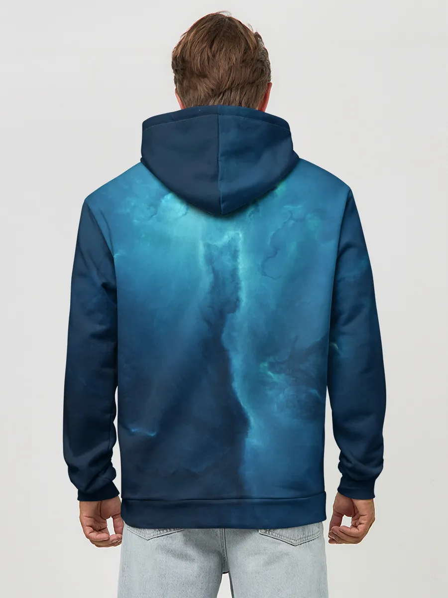 Худи мужской база хлопок / ЗВЕЗДНЫЙ КИТ | STAR WHALE