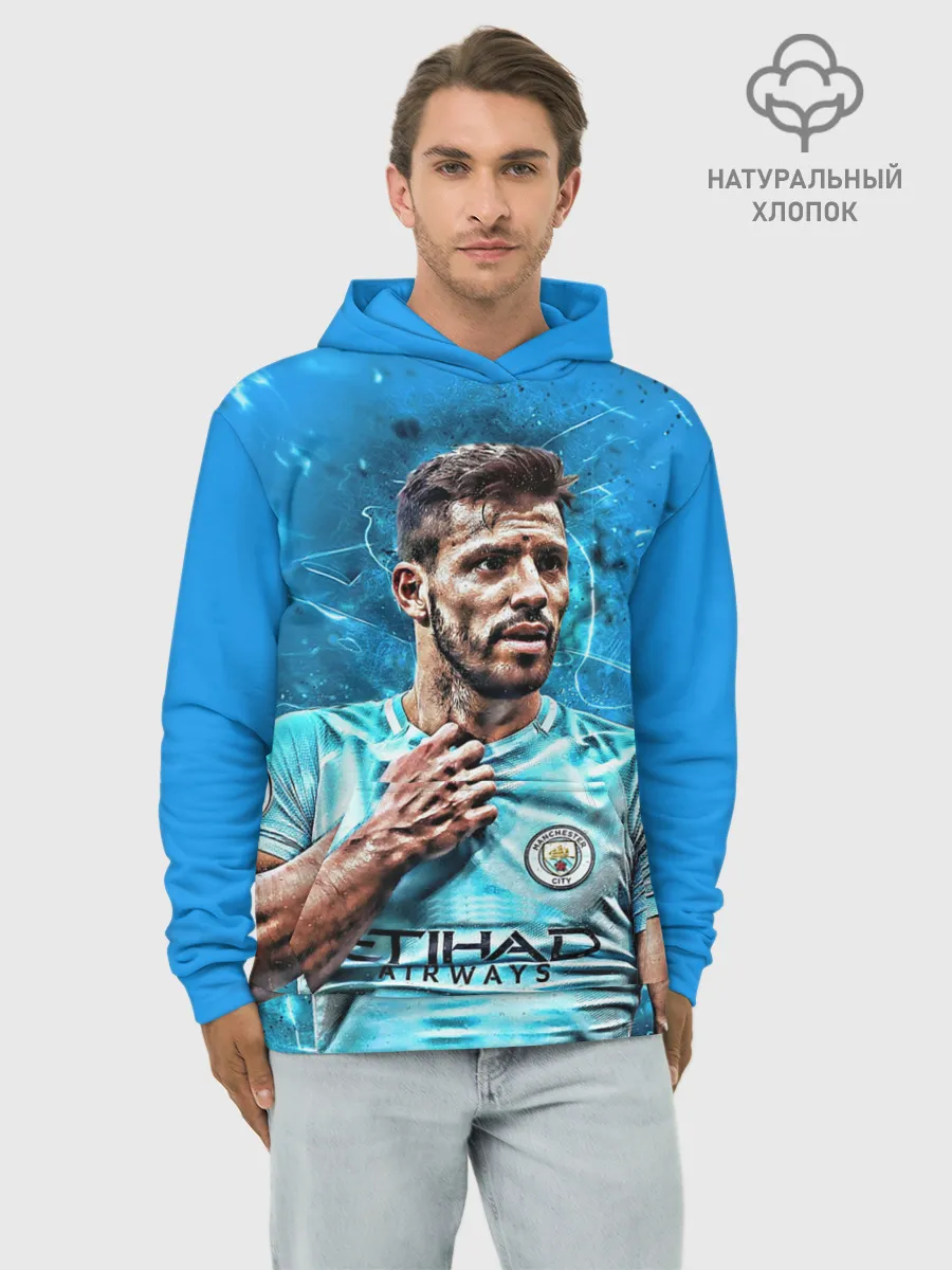 Худи мужской база хлопок / Серхио Агуэро