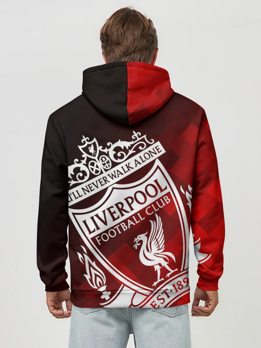 Худи мужской база хлопок / LIVERPOOL / ЛИВЕРПУЛЬ