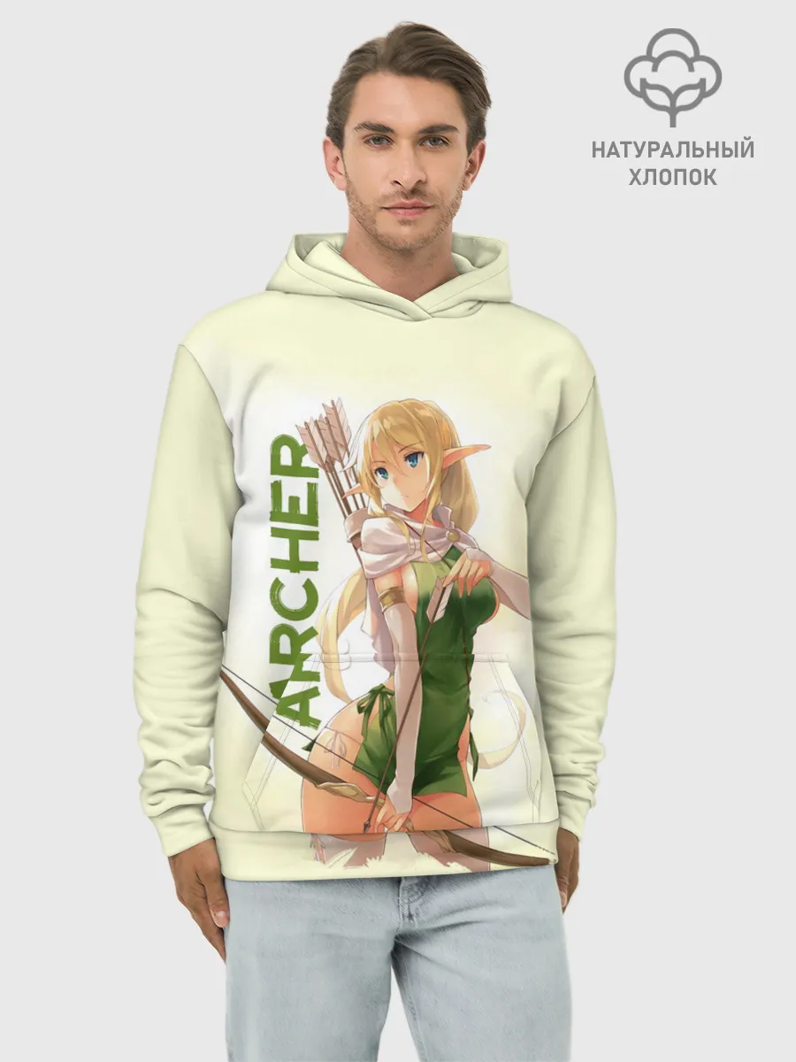 Худи мужской база хлопок / Archer