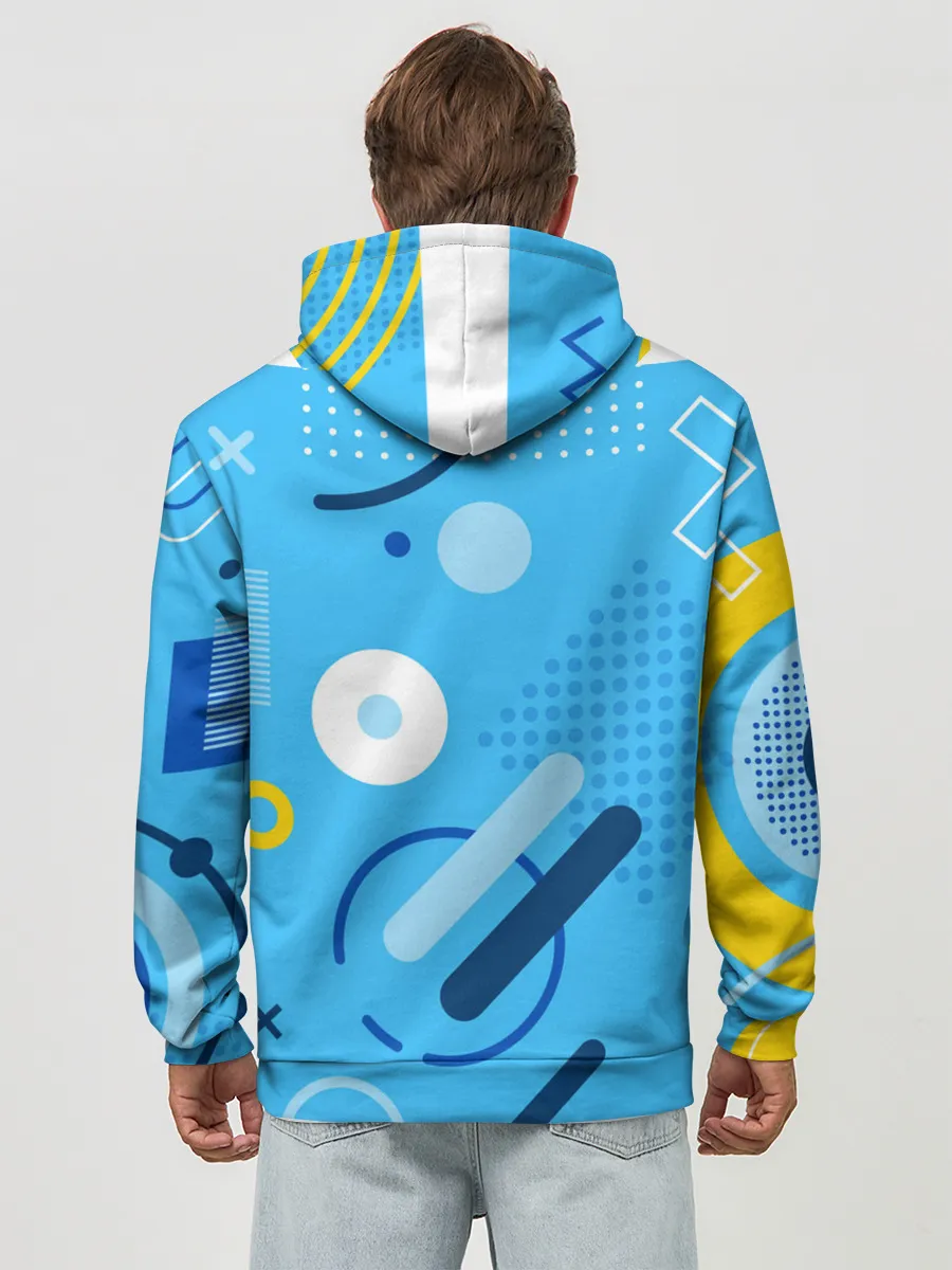 Худи мужской база хлопок / Геометрические фигуры