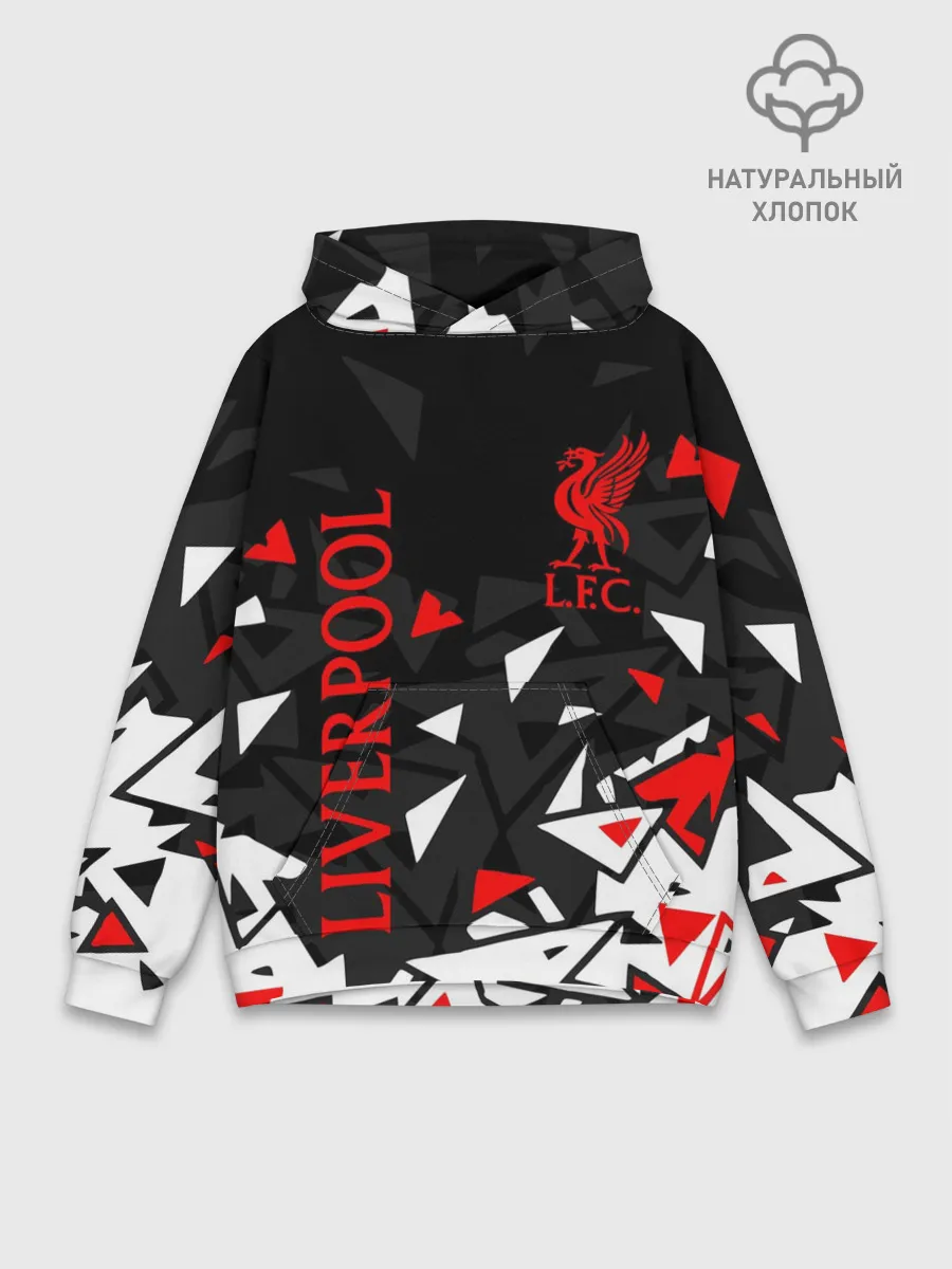 Худи мужской база хлопок / LIVERPOOL / ЛИВЕРПУЛЬ
