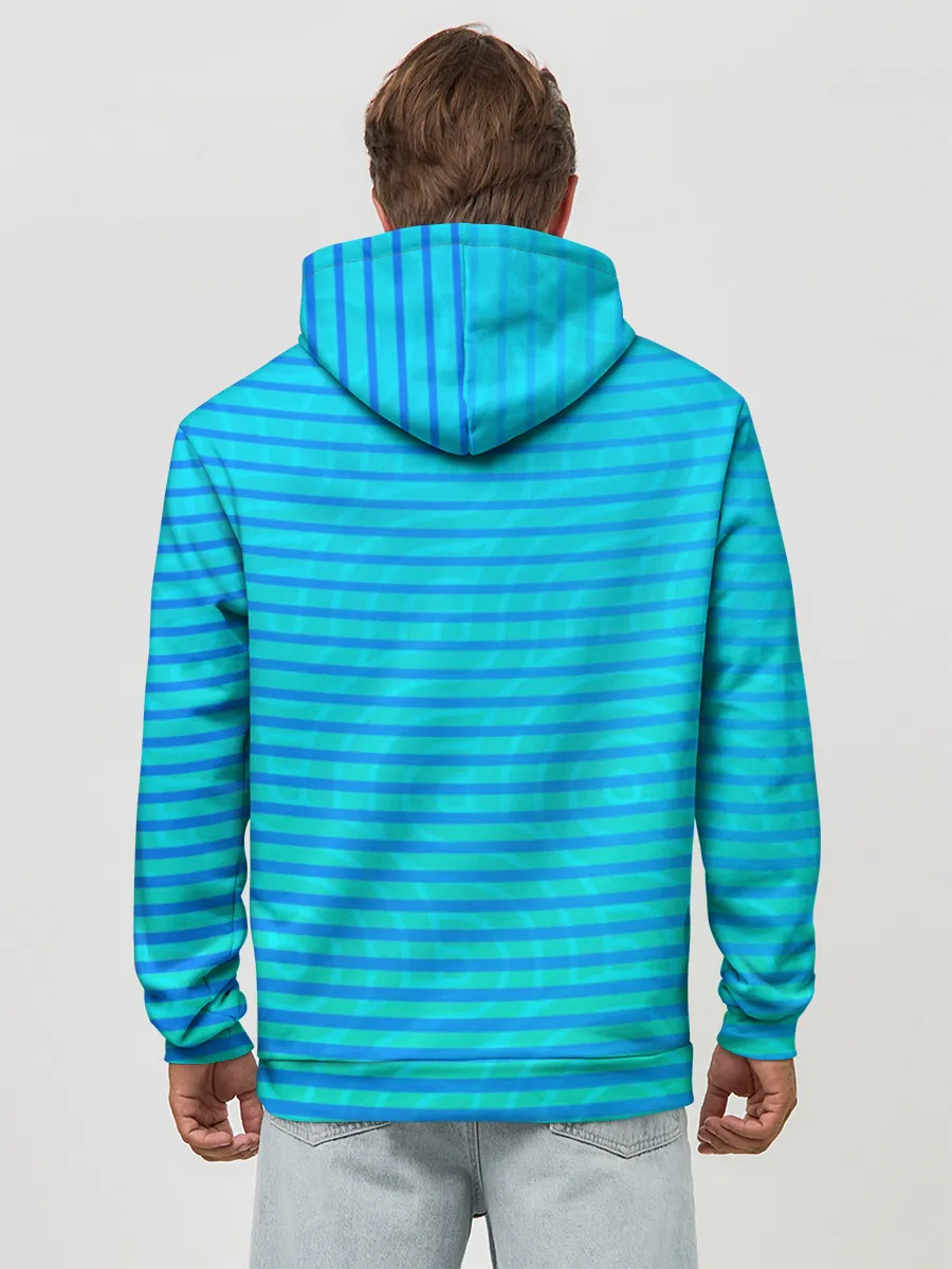 Худи мужской база хлопок / Кораблик в бутылке