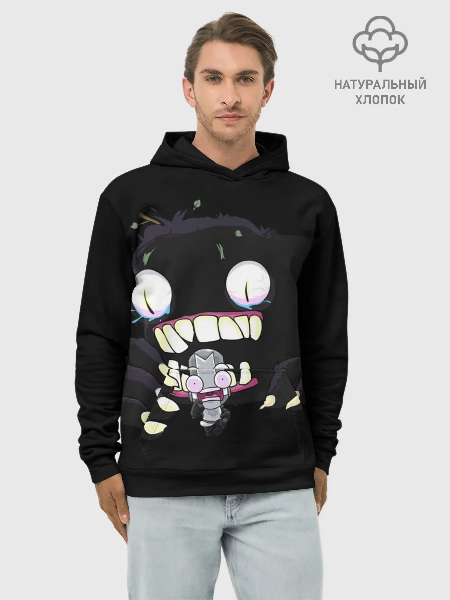 Худи мужской база хлопок / Я монстр