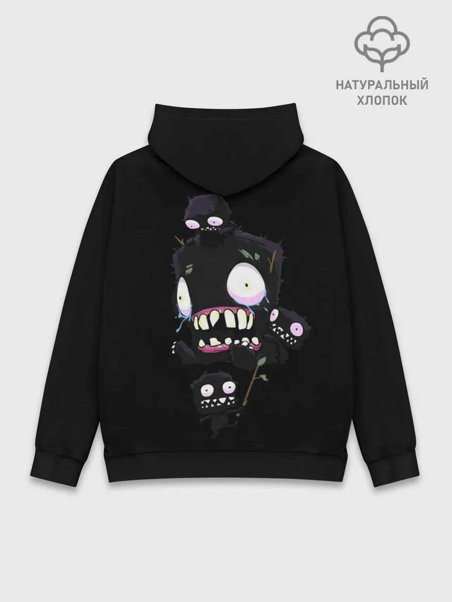 Худи мужской база хлопок / Я монстр