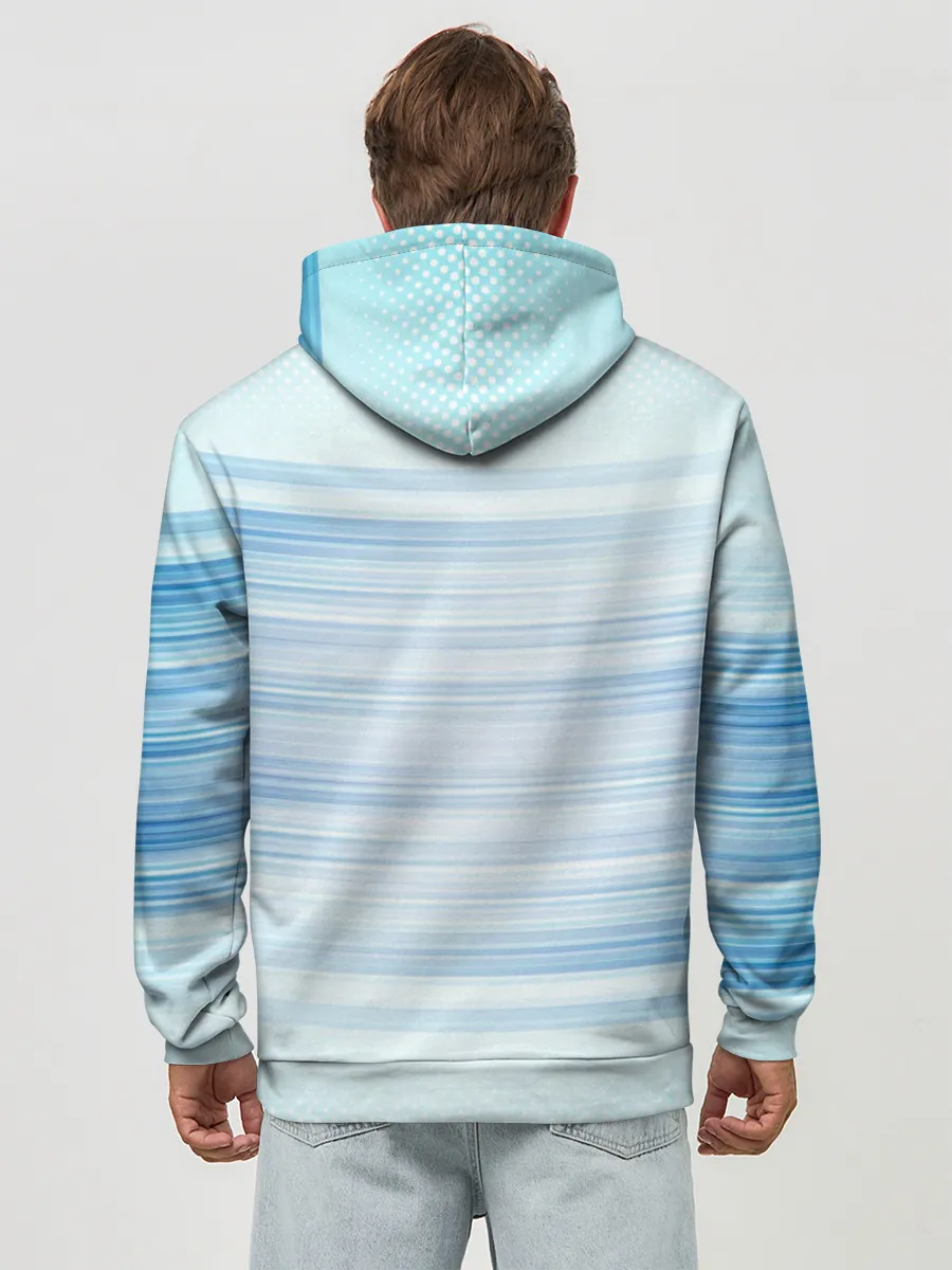 Худи мужской база хлопок / Акула