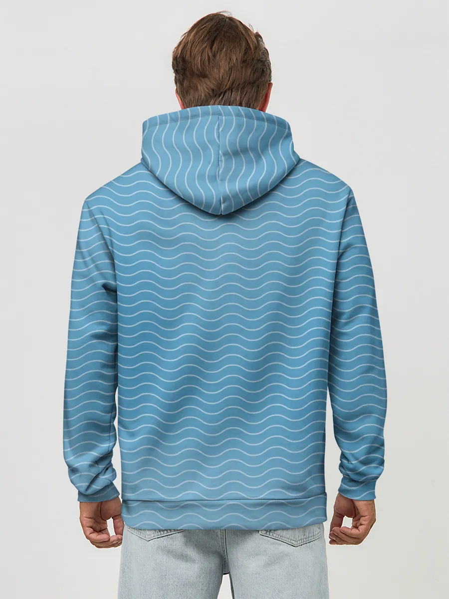 Худи мужской база хлопок / Пингвин