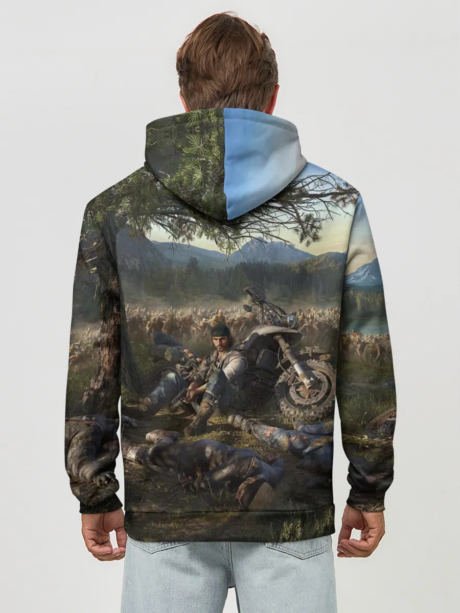 Худи мужской база хлопок / Days gone Дикон и толпа фриков