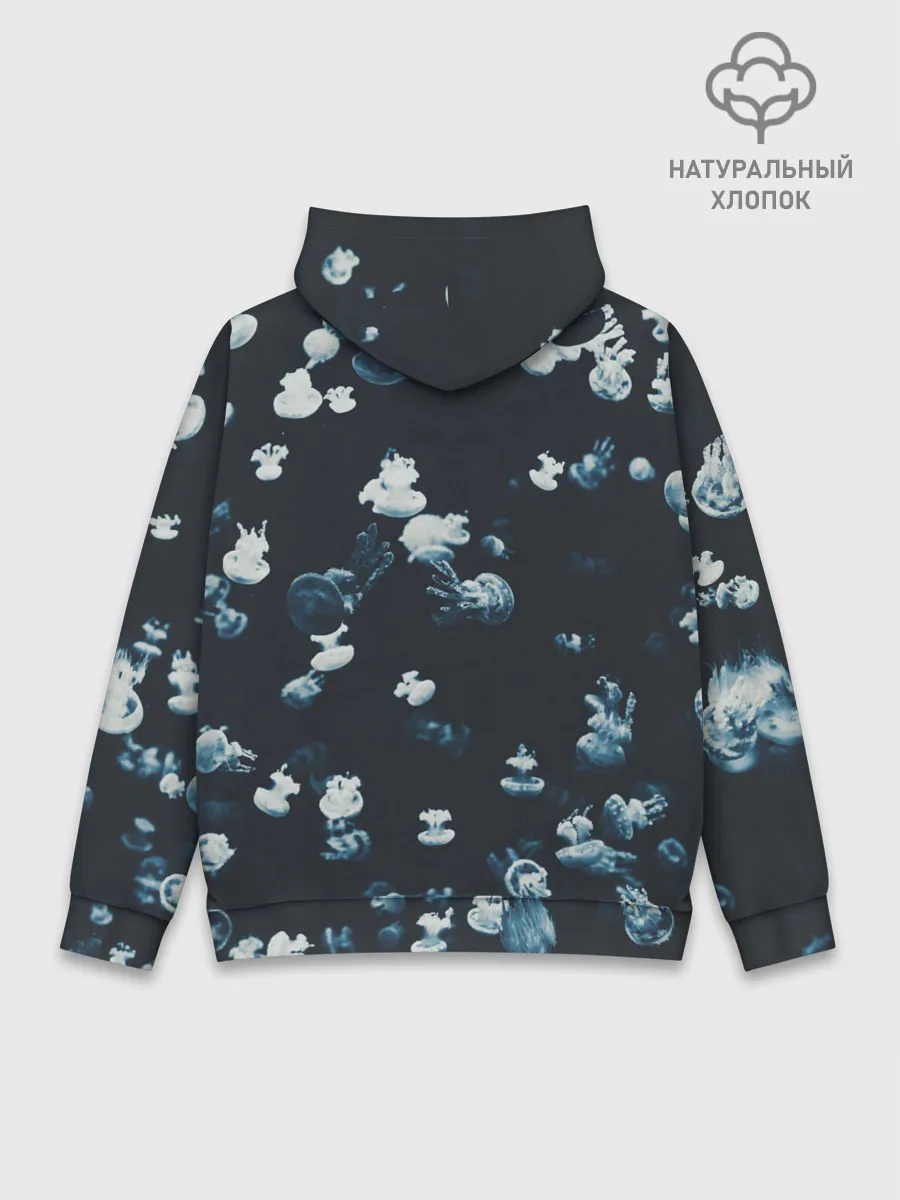 Худи мужской база хлопок / Медузы