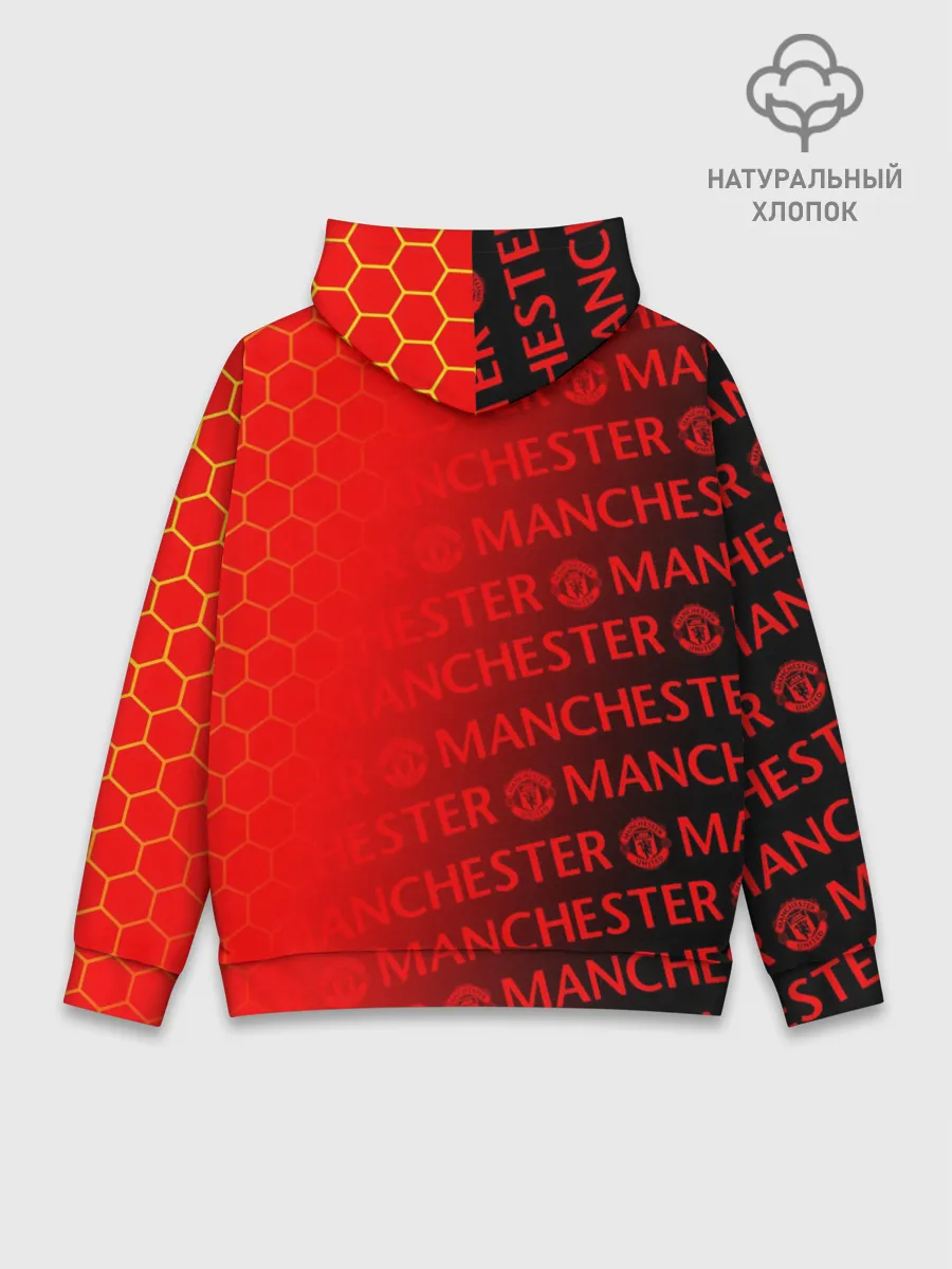 Худи мужской база хлопок / МАНЧЕСТЕР / MANCHESTER UNITED
