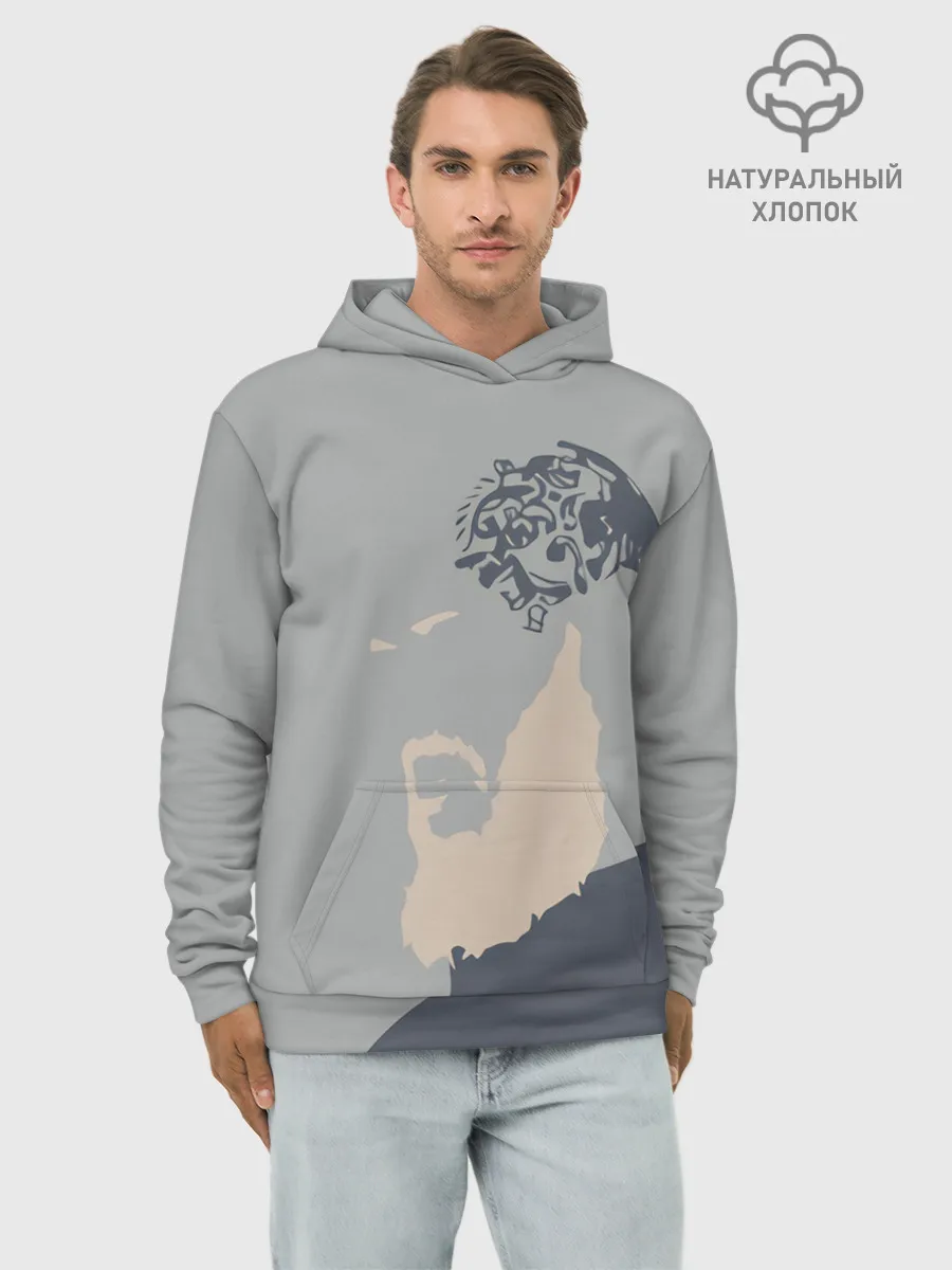 Худи мужской база хлопок / Рагнар Лодброк