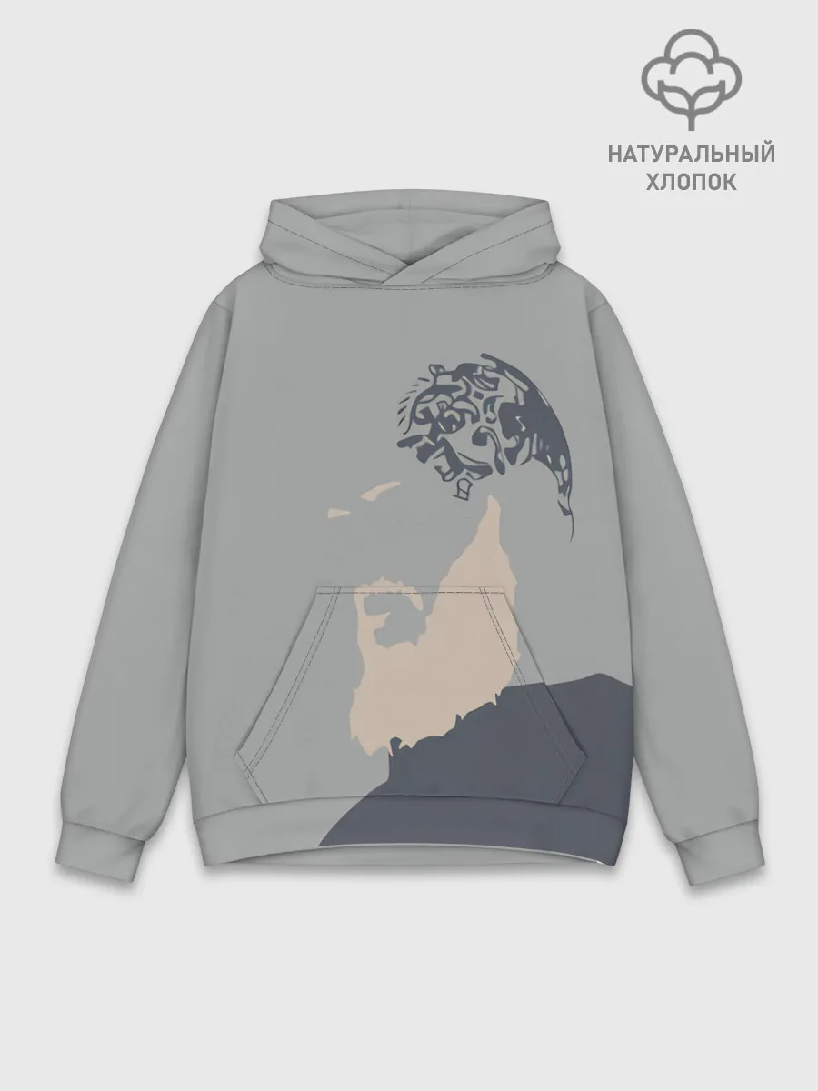 Худи мужской база хлопок / Рагнар Лодброк