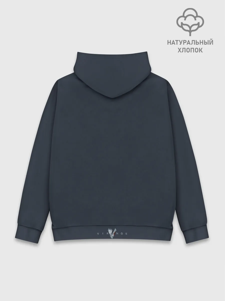 Худи мужской база хлопок / Путь викинга