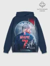 Худи мужской база хлопок / Килиан Мбаппе, PSG