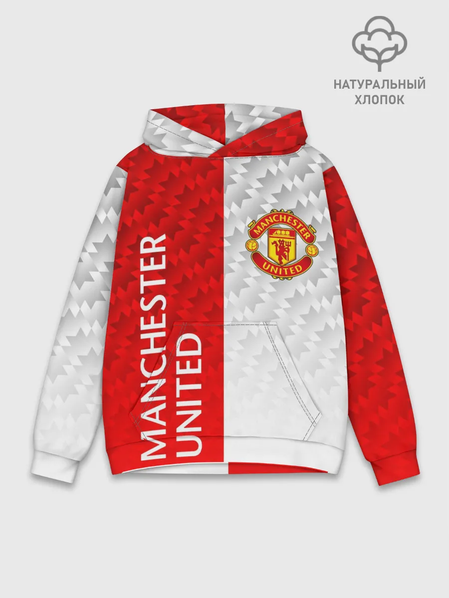 Худи мужской база хлопок / МАНЧЕСТЕР / MANCHESTER / УЗОР