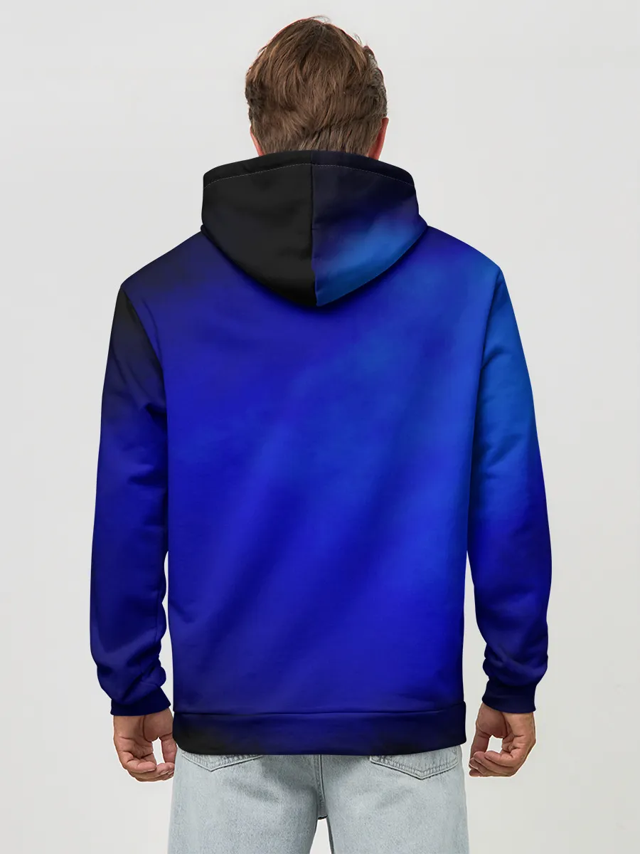 Худи мужской база хлопок / Русалка скелет | Mermaid skeleton