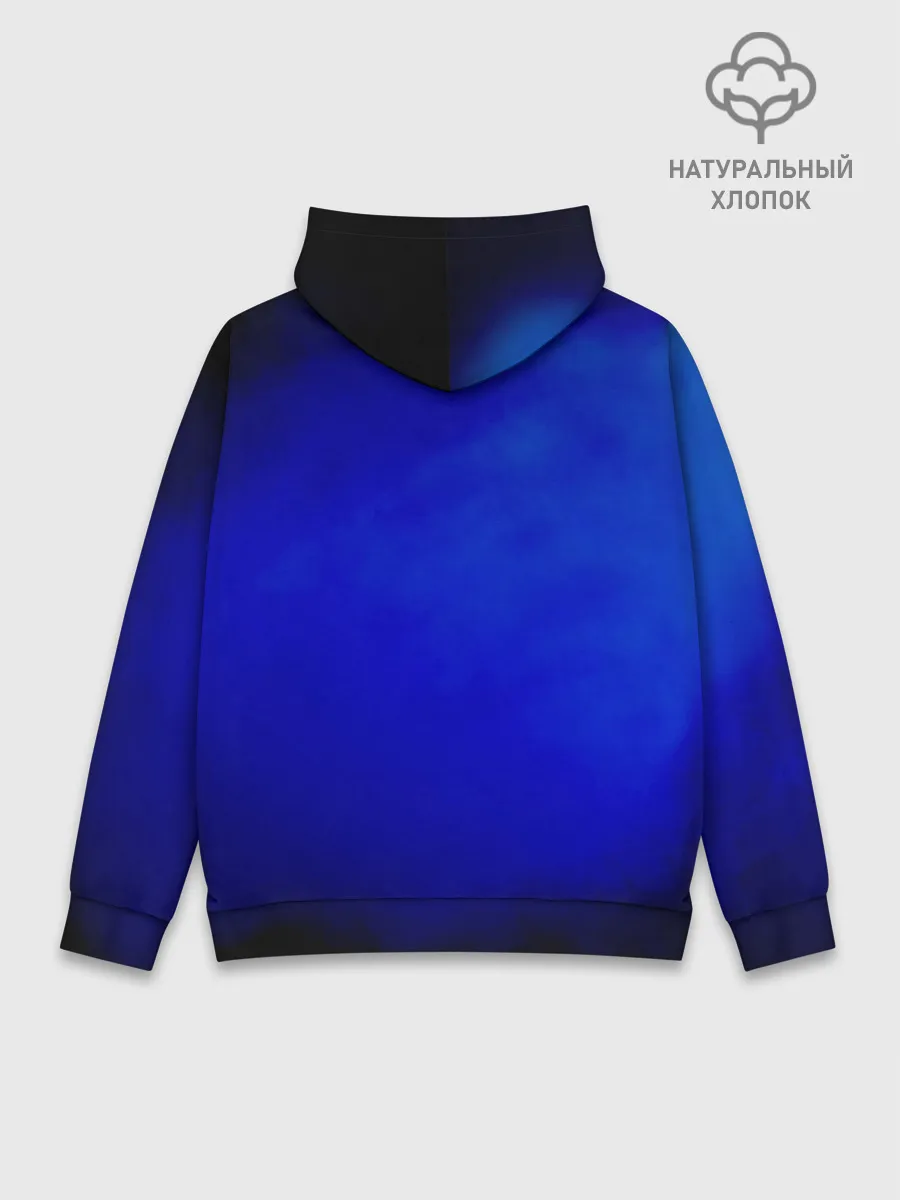 Худи мужской база хлопок / Русалка скелет | Mermaid skeleton