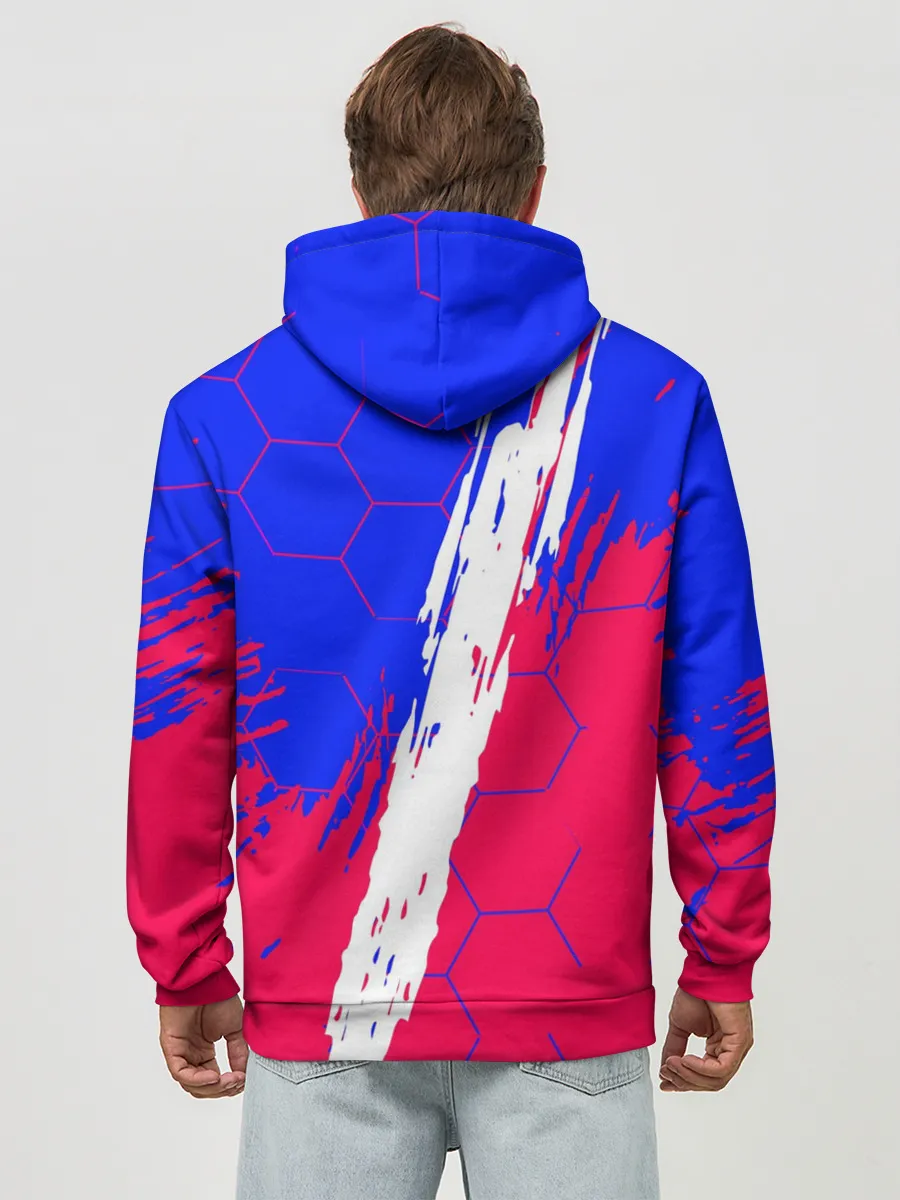 Худи мужской база хлопок / FC BARCELONA / ФК БАРСЕЛОНА