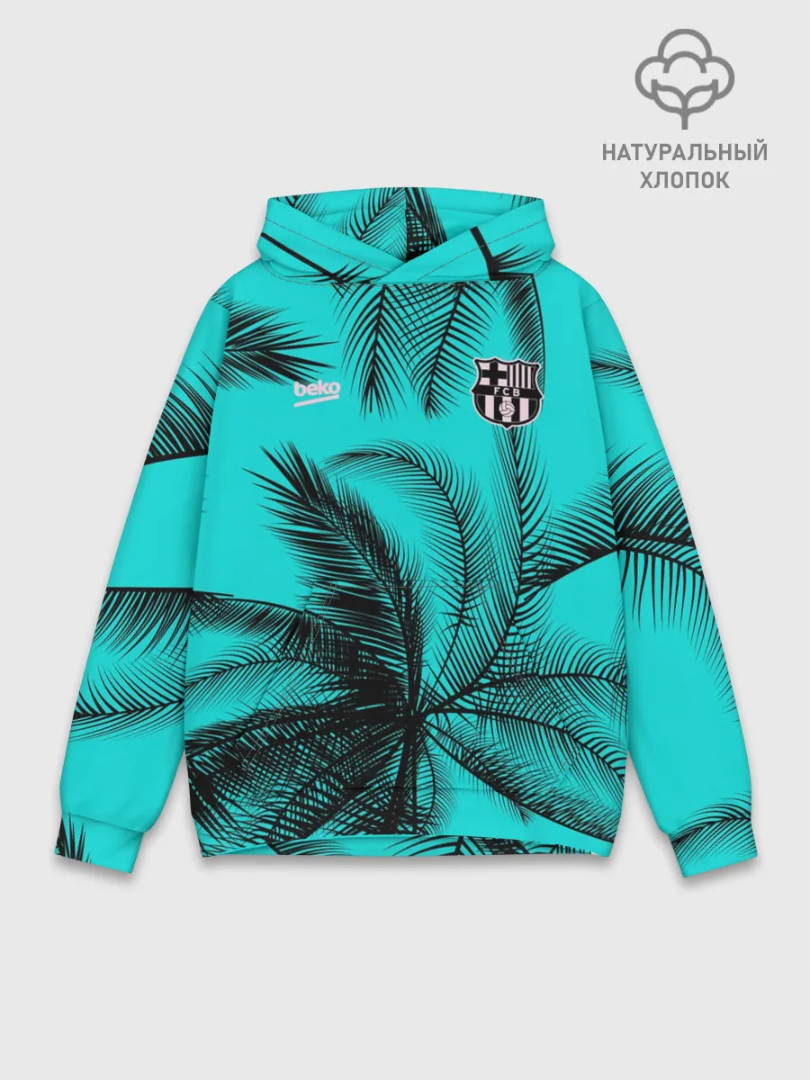 Худи мужской база хлопок / FC Barcelona | Pre-Match