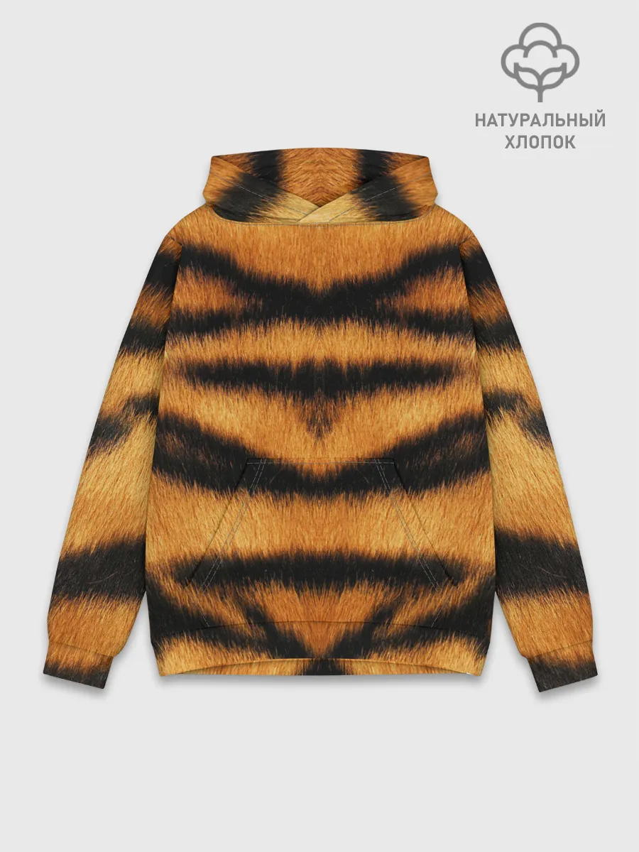 Худи мужской база хлопок / Tiger Wool