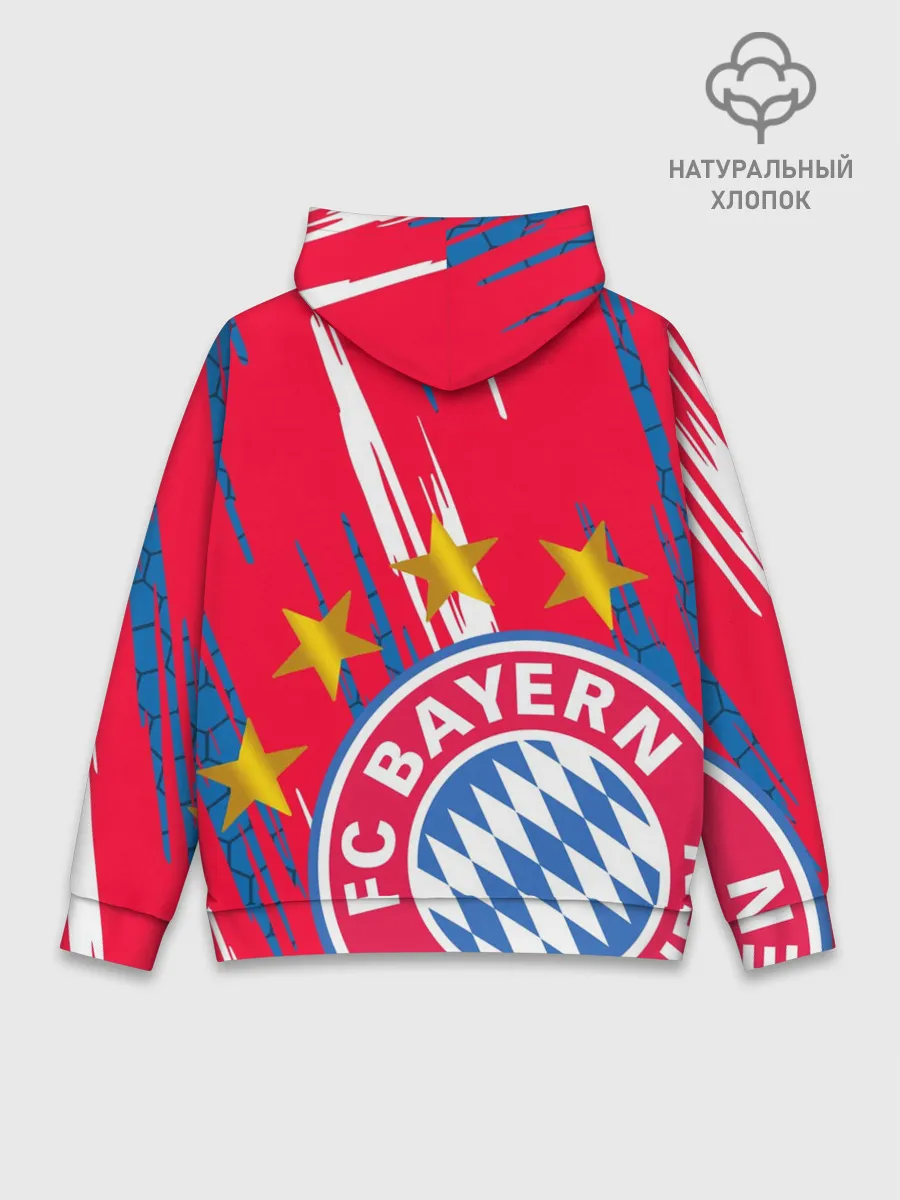 Худи мужской база хлопок / ФК БАВАРИЯ / BAYERN / МЮНХЕН