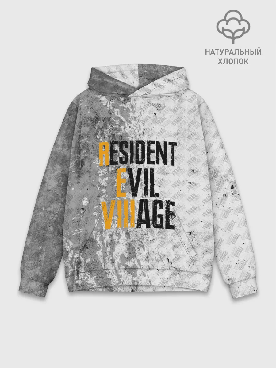 Худи мужской база хлопок / RESIDENT EVIL VILLAGE | ГРАНЖ