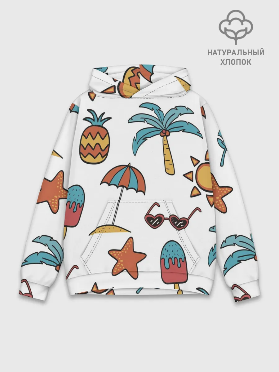 Худи мужской база хлопок / На отдыхе