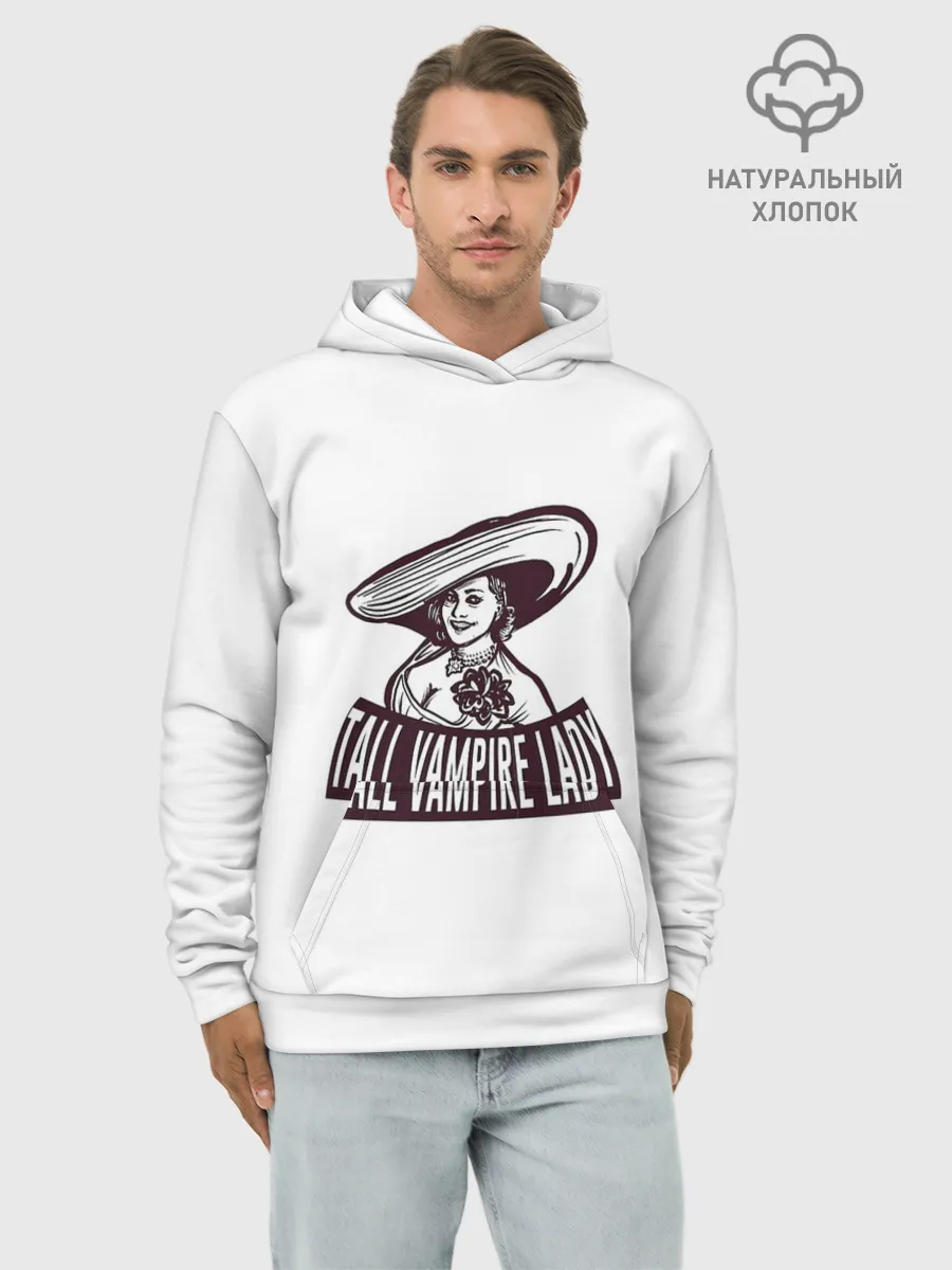 Худи мужской база хлопок / Tall Vampire Lady