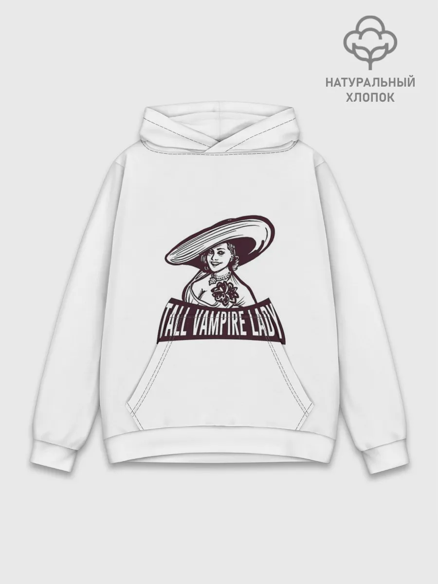 Худи мужской база хлопок / Tall Vampire Lady