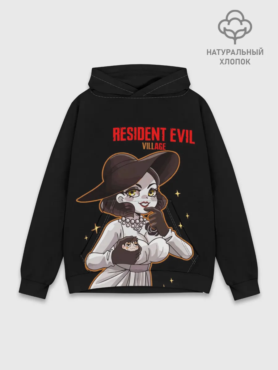 Худи мужской база хлопок / Resident Evil Димитреску