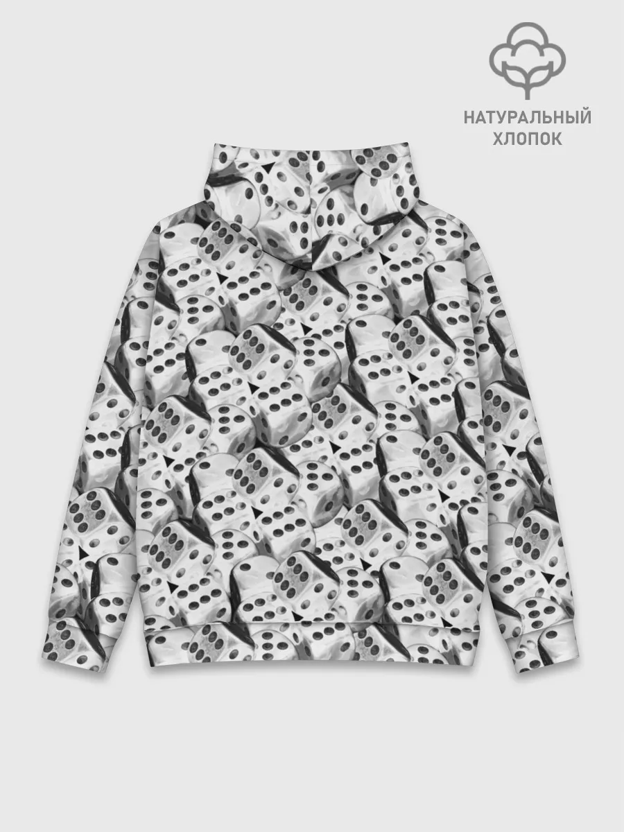Худи мужской база хлопок / Игральные Кости