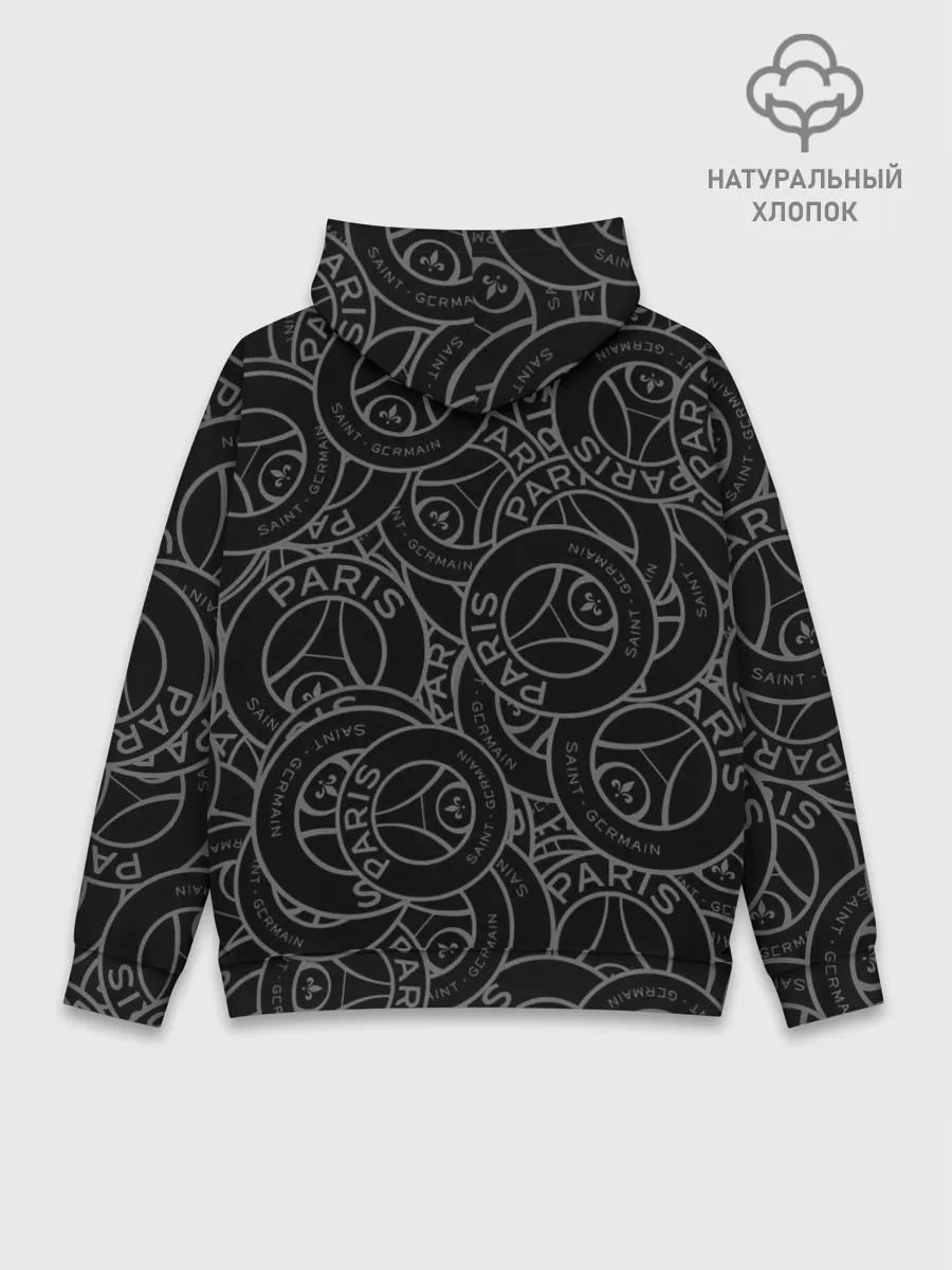 Худи мужской база хлопок / ФК ПСЖ / PARIS SAINT GERMAIN