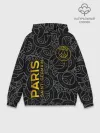 Худи мужской база хлопок / ФК ПСЖ / PARIS SAINT GERMAIN