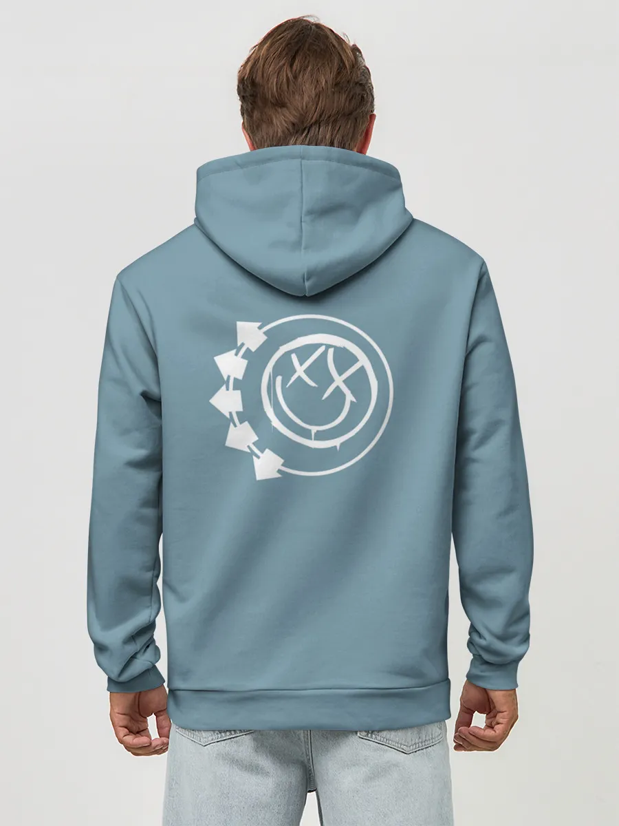 Худи мужской база хлопок / Blink 182