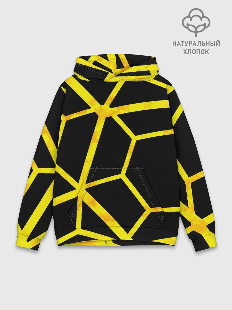 Худи мужской база хлопок / Hexagon