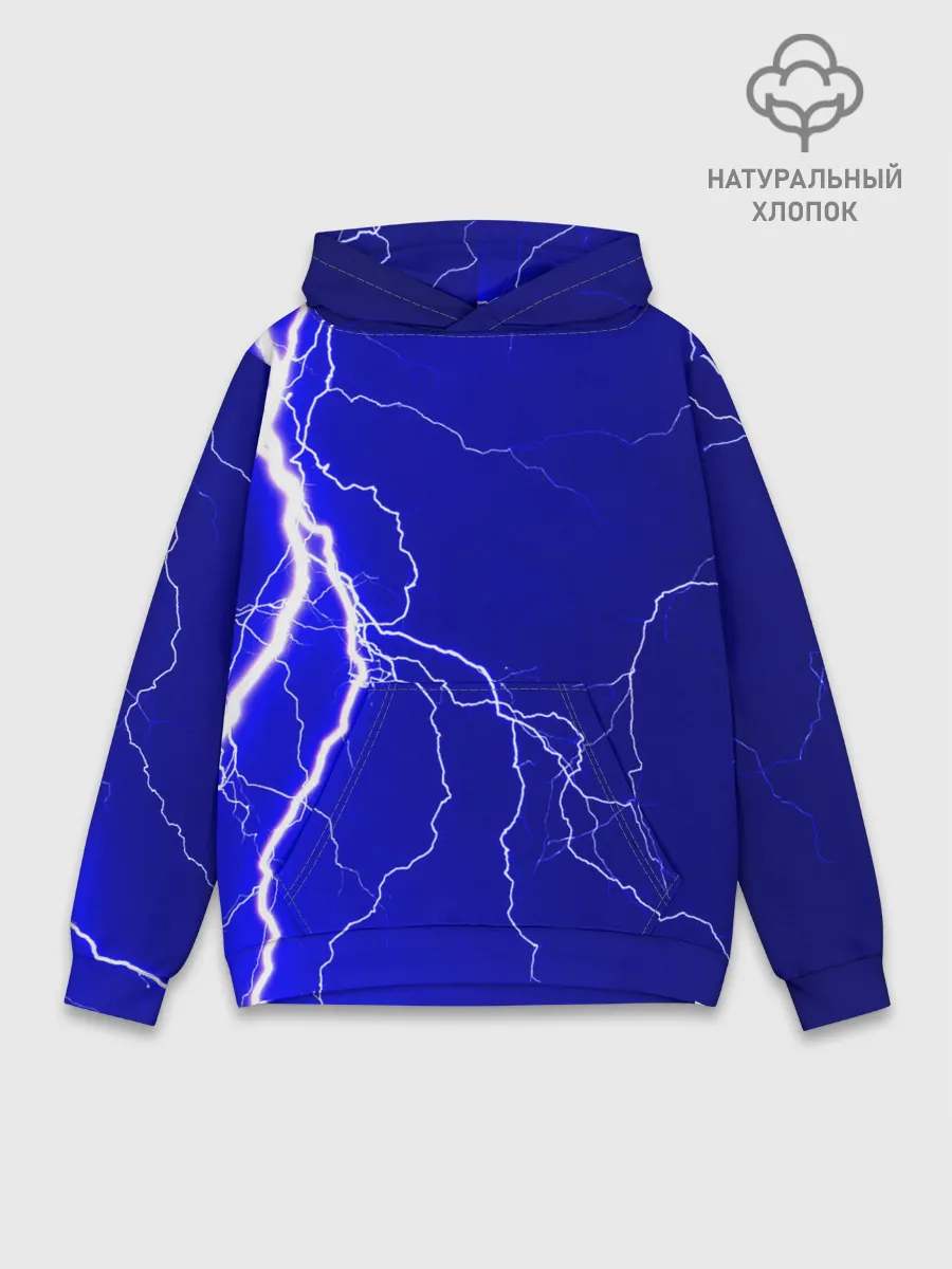 Худи мужской база хлопок / Гроза