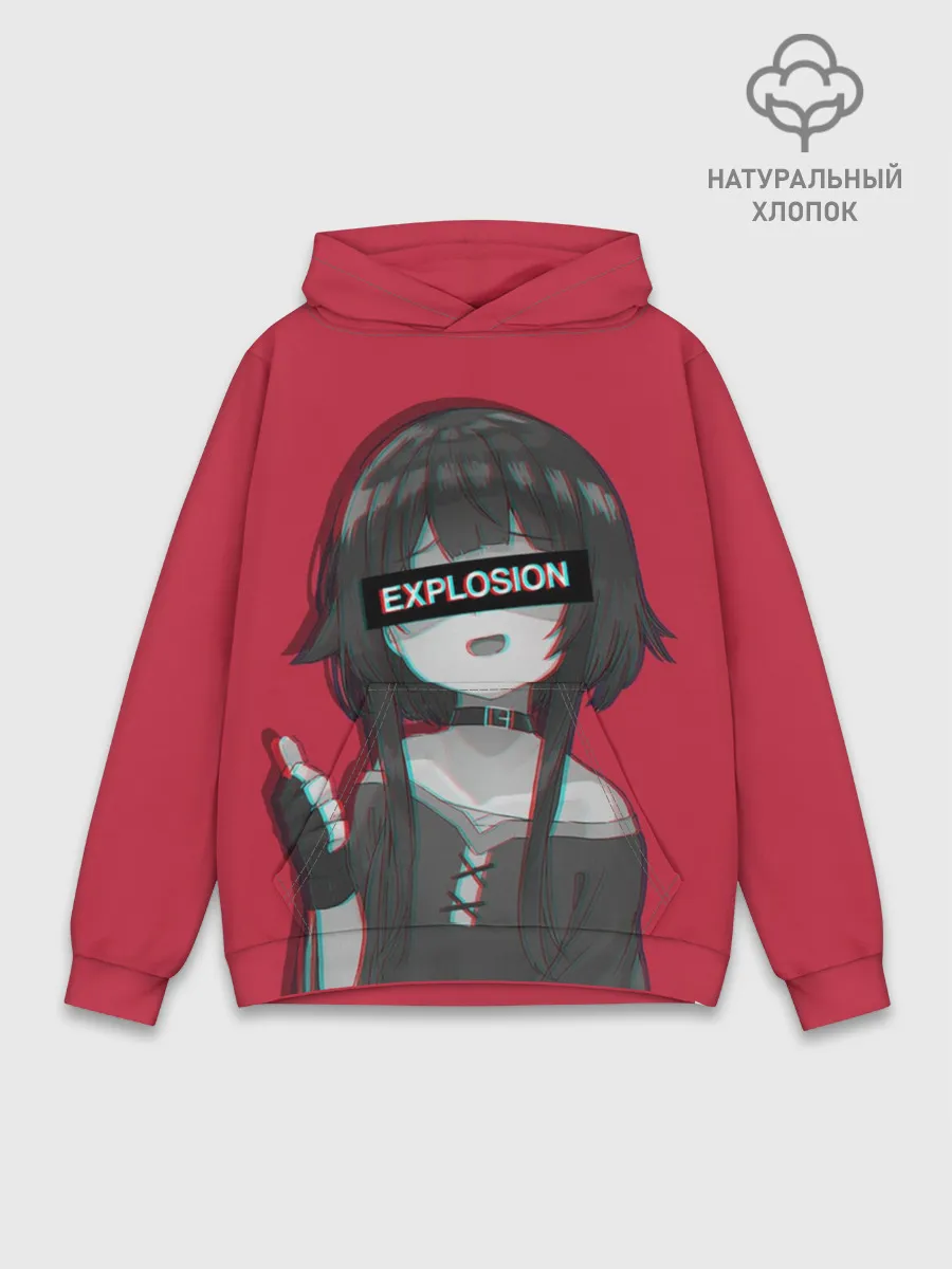 Худи мужской база хлопок / Megumin Konosuba Мегумин