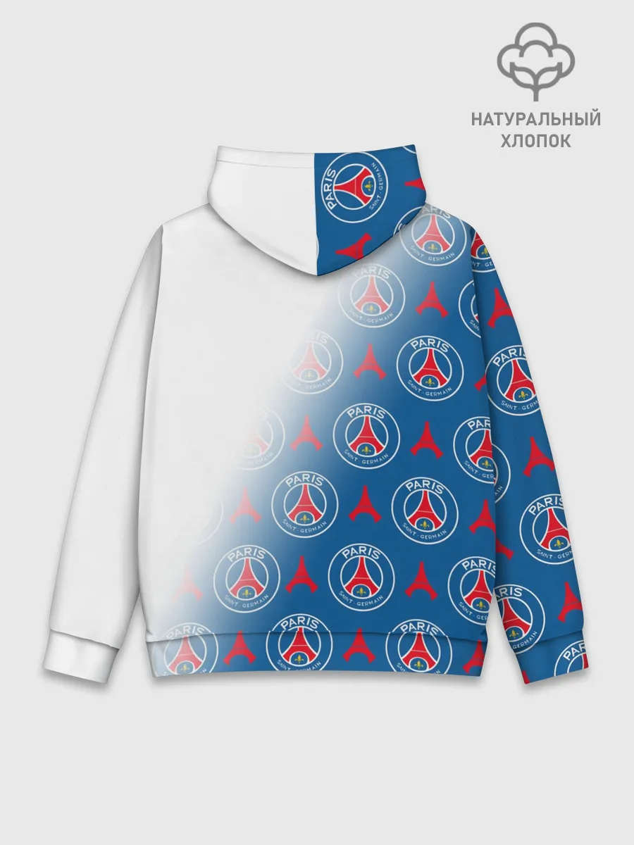 Худи мужской база хлопок / ФК ПСЖ / PARIS SAINT GERMAIN