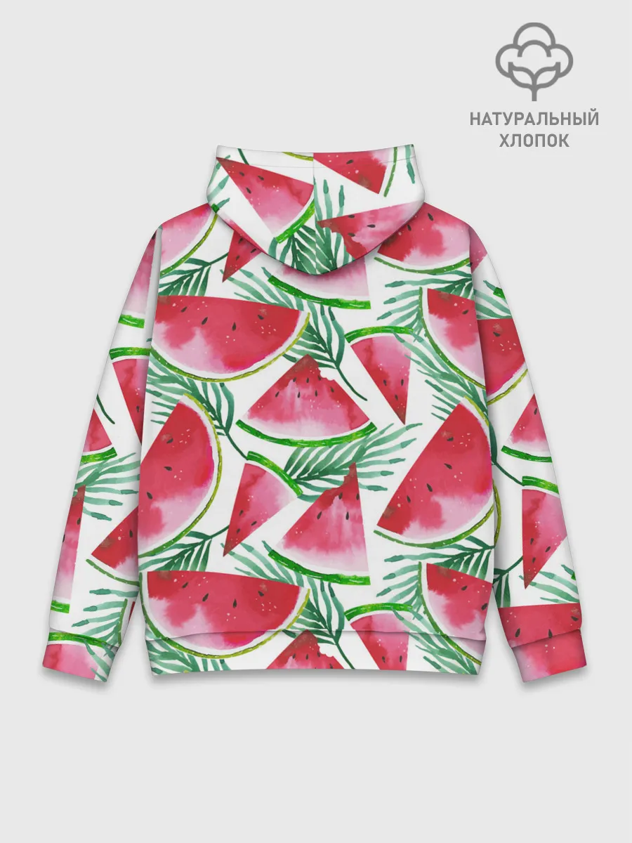 Худи мужской база хлопок / Арбузное настроение