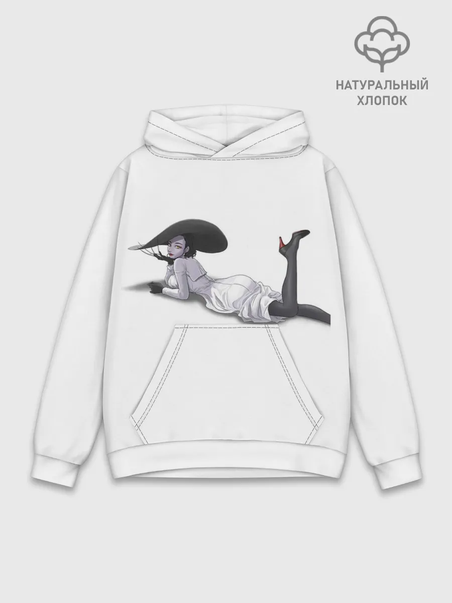 Худи мужской база хлопок / Tall Vampire Lady. RE