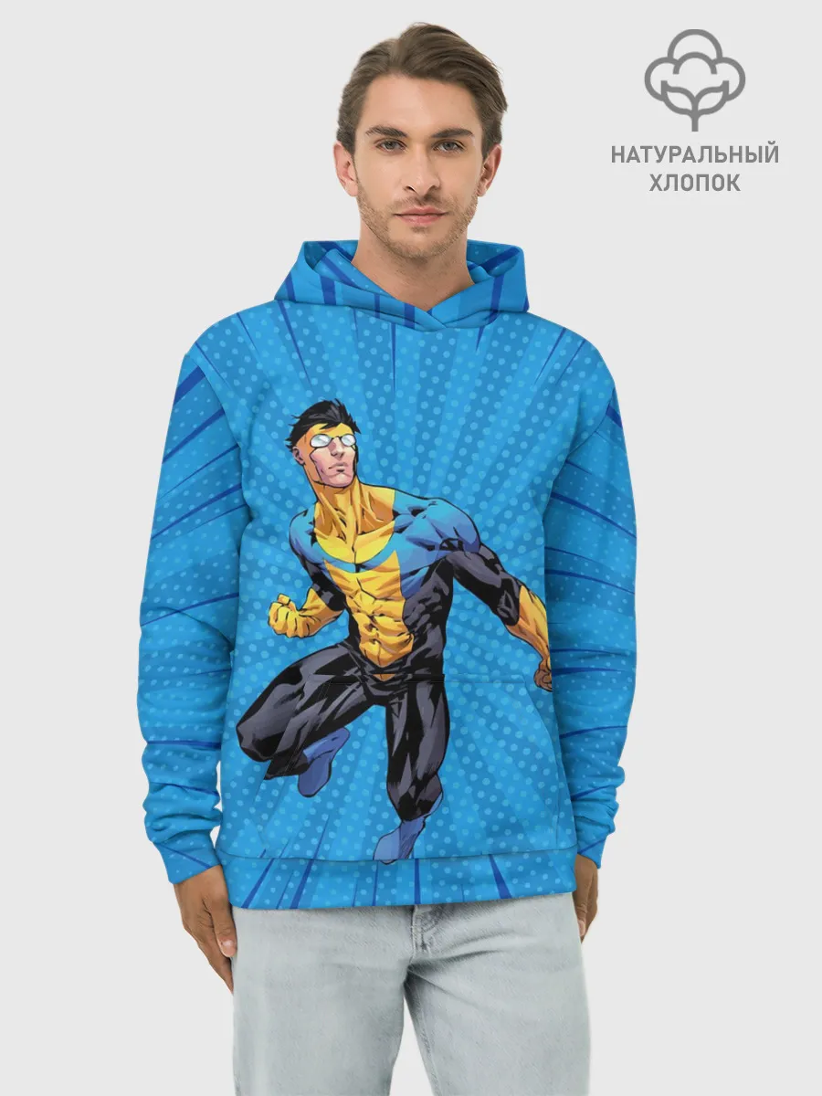 Худи мужской база хлопок / Марк Грэйсон Неуязвимый