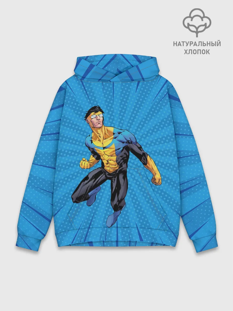 Худи мужской база хлопок / Марк Грэйсон Неуязвимый