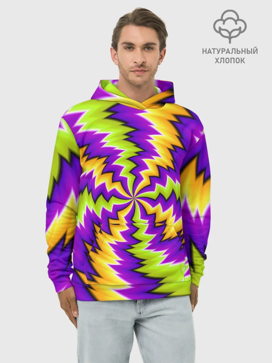 Худи мужской база хлопок / ЛЕДЕНЕЦ / КОНФЕТА / КАРАМЕЛЬ