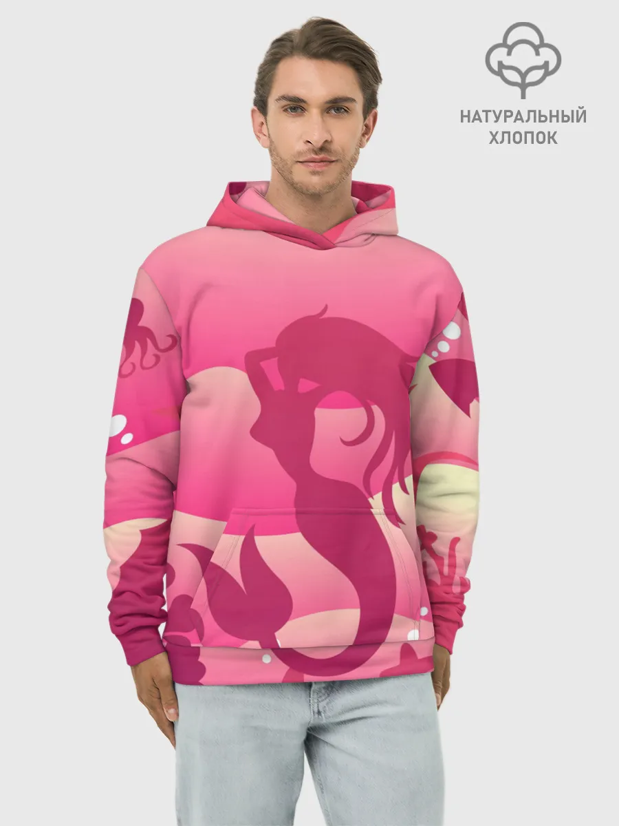 Худи мужской база хлопок / Русалка