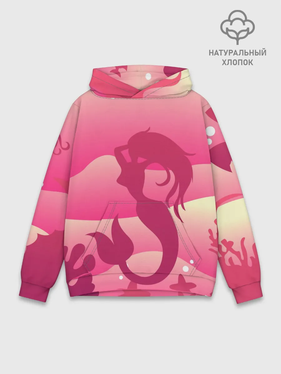 Худи мужской база хлопок / Русалка