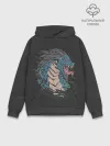 Худи мужской база хлопок / Дракон