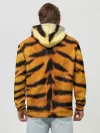 Худи мужской база хлопок / Шкура Тигра