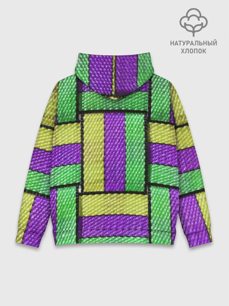 Худи мужской база хлопок / Цветные Ремешки