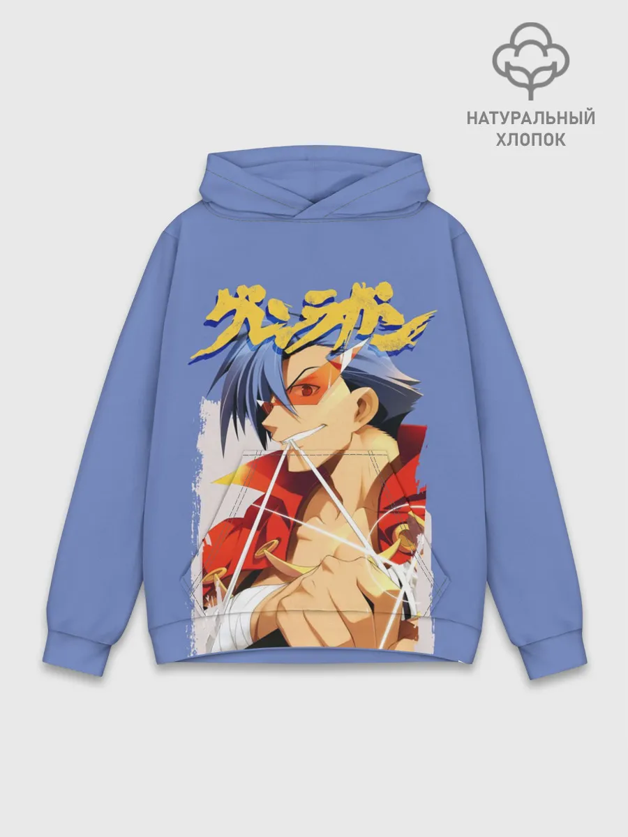 Худи мужской база хлопок / Kamina