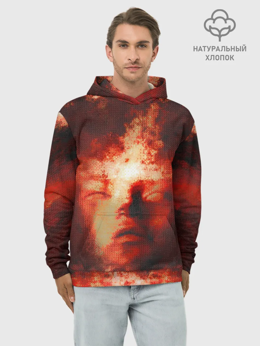 Худи мужской база хлопок / Озарение